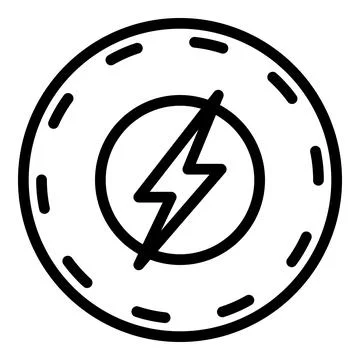Flash thinking icon outline vector. Critical mind 스톡 일러스트