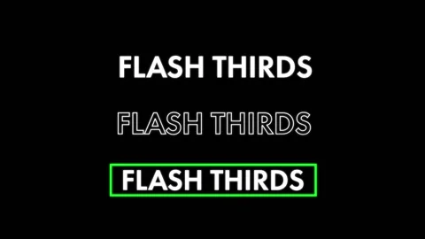 Flash Thirds Stock After Effects