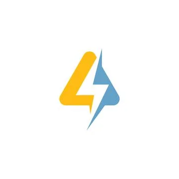Flash thunder bolt illustration vector Stock Illustration