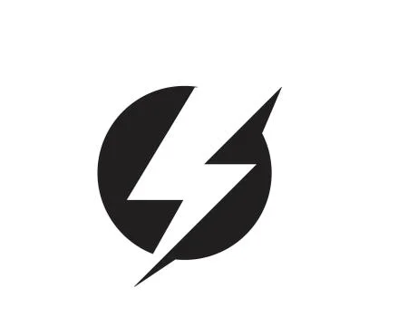 Flash thunderbolt Template vector icon illustration vector Stock Illustration