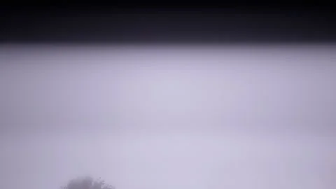 Flash of Thunderous Lightning in the Dark Sky Stock Footage 253586780