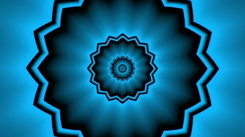 Flash Zoom Kalidoscope Star - LoopNeo VJ Loops HD 1920X1080 库存影片 40051286