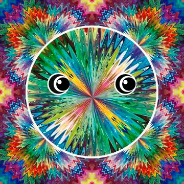 Flashback for drug user Stock Illustration