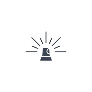 Flasher related vector glyph icon. Stock Illustration