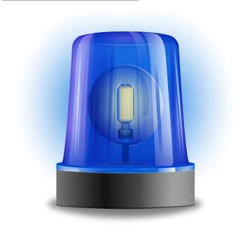 Flasher Siren Design Element Stock Illustration