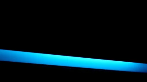 Flashes of Blue Neon Lights Stock Footage 116247536