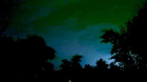 Flashes of light at night Stock-Footage 22962979
