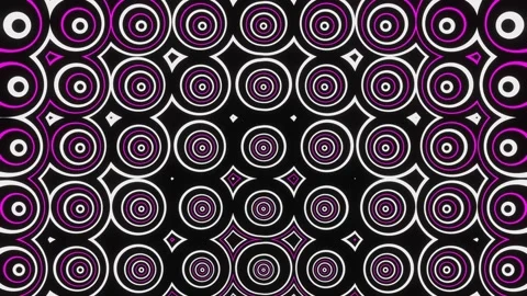 Flashing abstract bubbles of white and pink colors Stock Footage 179857504