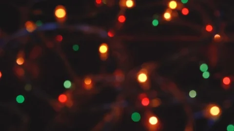Flashing balls on a black background Stock Footage 105109534