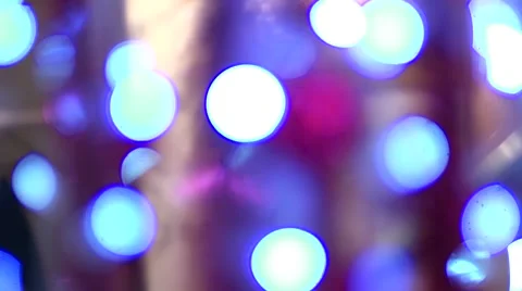 Flashing blinking flickering color lights circles for VJ Stock Footage 46167968