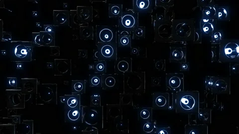 Flashing blocks Stock Footage 234132501