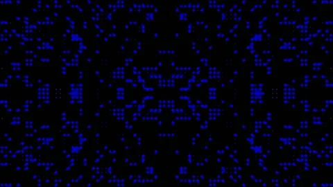 Flashing Blue Dots 库存影片 193373583