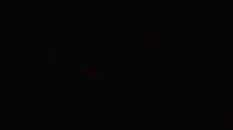 Flashing blue light looping on black background Stock-Footage 41766674