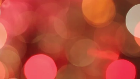 Flashing blurry lights. abstract background. bokeh from a Christmas garland Видео 81578414