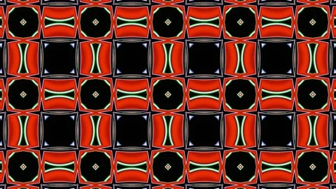 Flashing bright multi-colored circles in an endless looped pattern Stock Footage 191966866