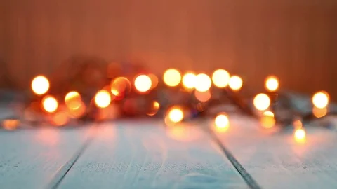 Flashing christmas lights Stock Footage 70736631