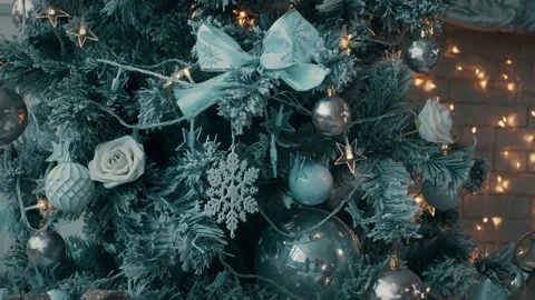Flashing christmas tree. Stock Footage 145130783