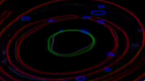 Flashing Circles Stock Footage 893877