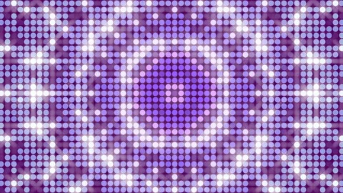 Flashing circles on purple background, loop Stock Footage 89138496