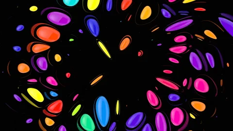 Flashing colored holes Stock Footage 151997153
