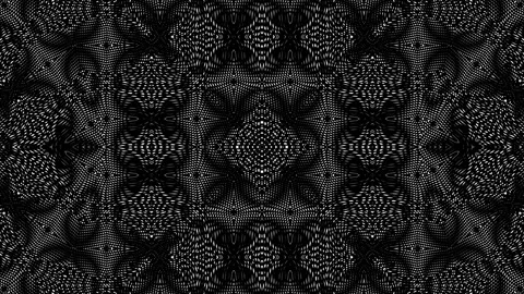 Flashing Complex Hypnotic Abstract Geometric Pattern Background Loop Видео 274623308