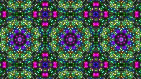 Flashing Decorate Pattern Light Background Loop Stock Footage 240321515