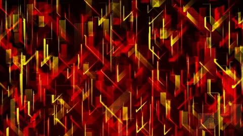 Flashing Digital Patterns Background Stock Footage 237263670