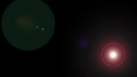 Flashing Disco Bar Lights and Blinking Flares Overlay 库存影片 345665754