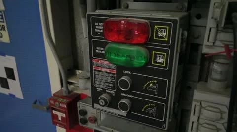 Flashing Dock Light 1920x1080 Stock Footage 11145822