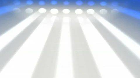Flashing Floodlights Stock Footage