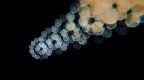 Flashing Floodlights Stock Footage 53898880