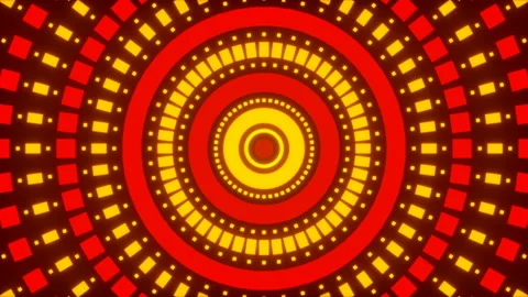 Flashing gold and red rectangles on dark red background, loop Stock Footage 88769360