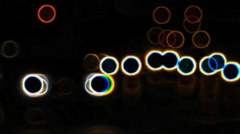Flashing hoops Stock Footage 32661621