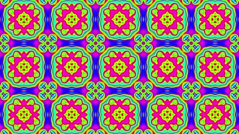 Flashing infrared color tile pattern light vj loop Stock Footage 240323374