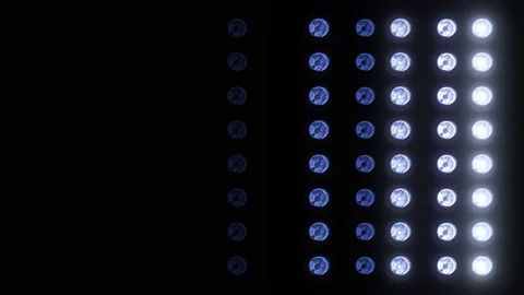 Flashing Led wall light.  4K video Stock Footage 199597461