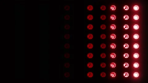 Flashing Led wall light.  4K video Stock Footage 199597500