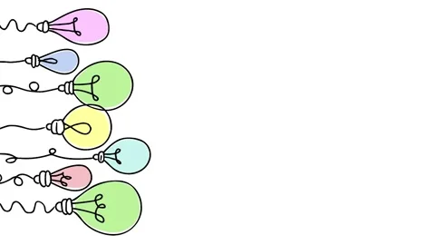 Flashing light bulbs 4K Vídeo Stock 219967620