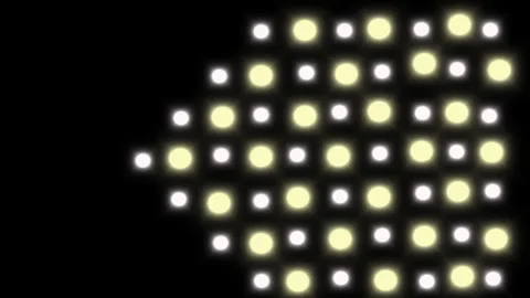 Flashing light movement in the dark 스톡 동영상 308835423