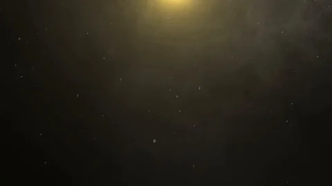 Flashing light with particle smoke Stock Footage 112863444
