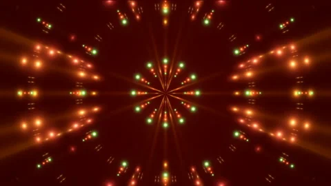 Flashing light on red background, loop Stock Footage 155161289
