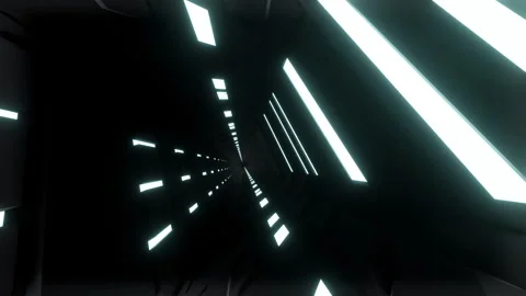 Flashing Light Space Loop Stock Footage 285848908