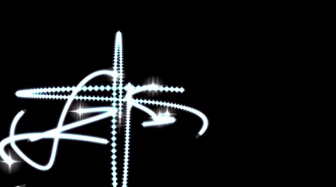 Flashing Light Streaks Stock Footage 43249565