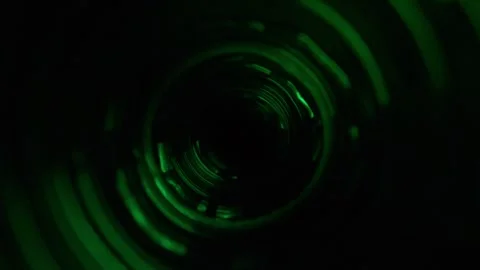 Flashing light in tunnel 스톡 동영상 289439362