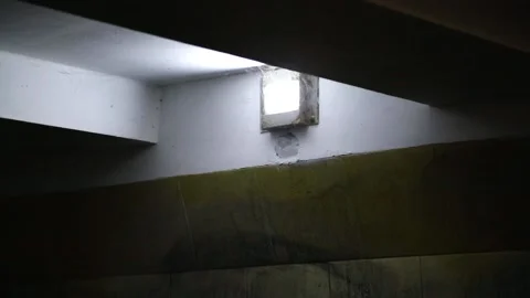 Flashing light in the underpass Stock Footage 103587095