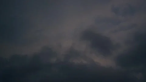 Flashing lightning in a dramatic windy sky Video stock 337995998