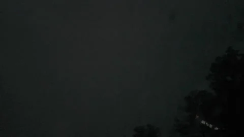 Flashing Lightning Storm Stock Footage 344982682