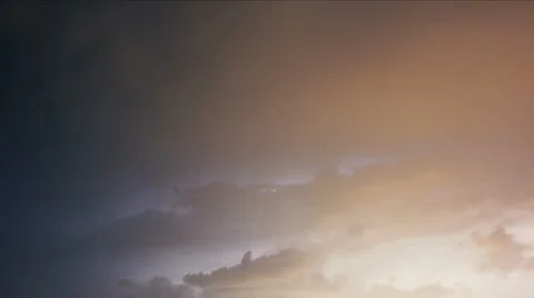 Flashing Lightning Thunderstorm - 29,97FPS NTSC 4K UHD Video stock 39210264