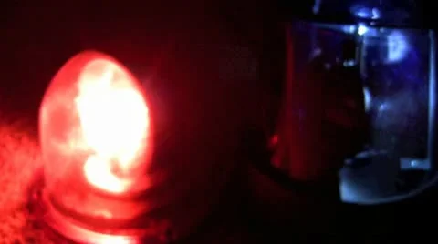 Flashing lights 2 Stock Footage 8997659