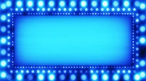 Flashing lights blue banner loop Stock Footage 11226837
