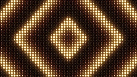 Flashing Lights Board 4K Loop LED Background Animation Blinking Lights Rectangle Stock Footage 243891167